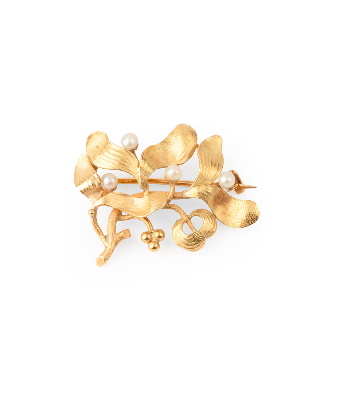 Broche-ancienne-gui-or-18k-perles-Mouna