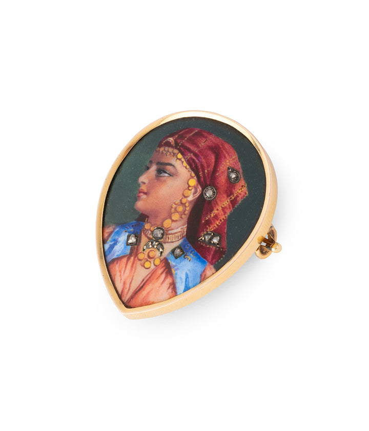 Orientalist-enamel-diamond-brooch-Suki