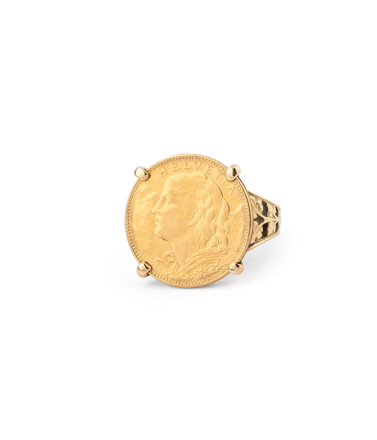 Caillou Paris - Bague pièce ancienne "Qian"