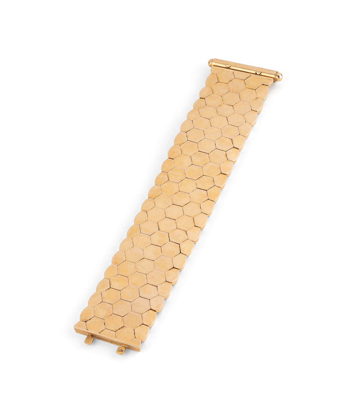 Caillou Paris - Bracelet ancien Liese en or dos