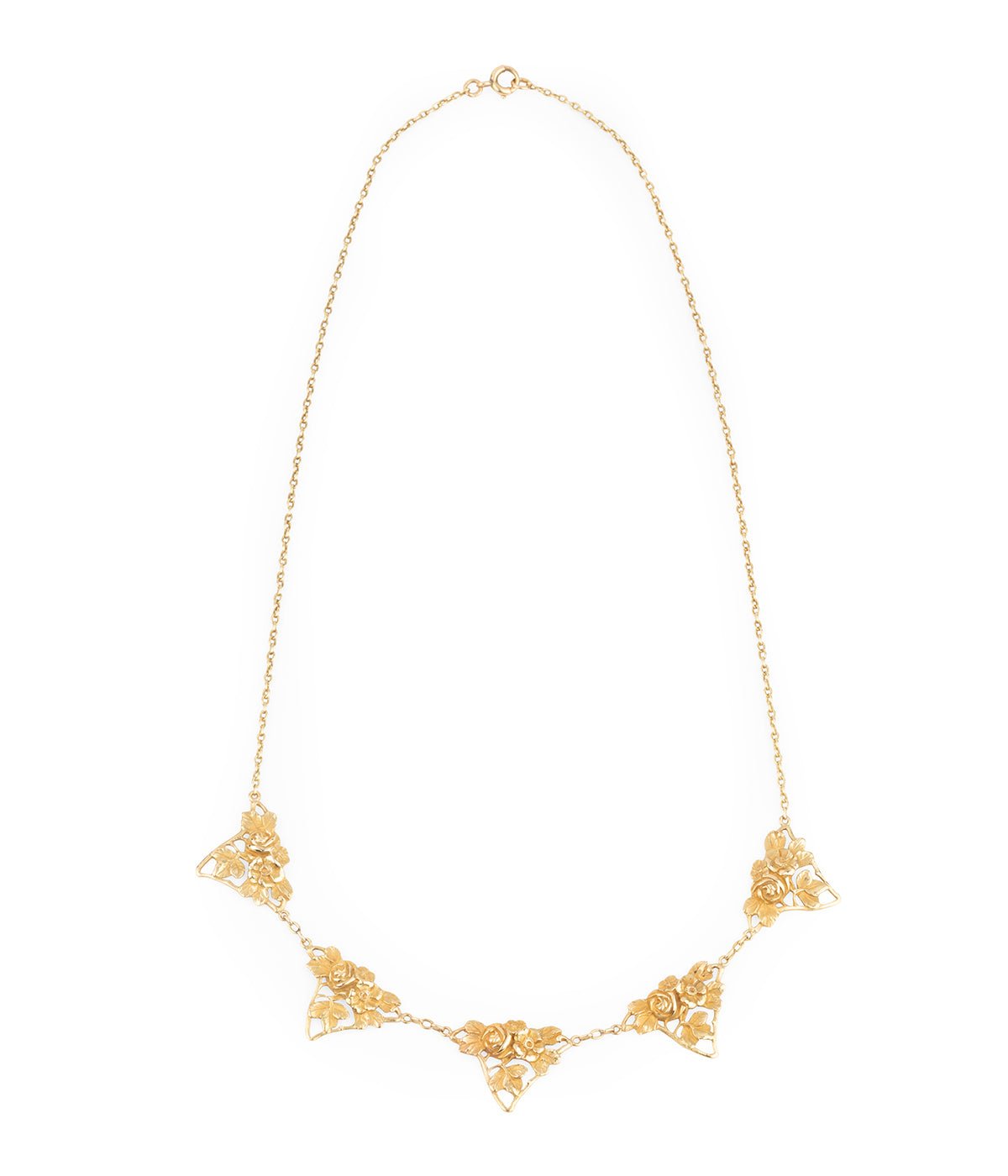 Collier-Art-nouveau-or-fleurs-Stepka-Caillou-Paris