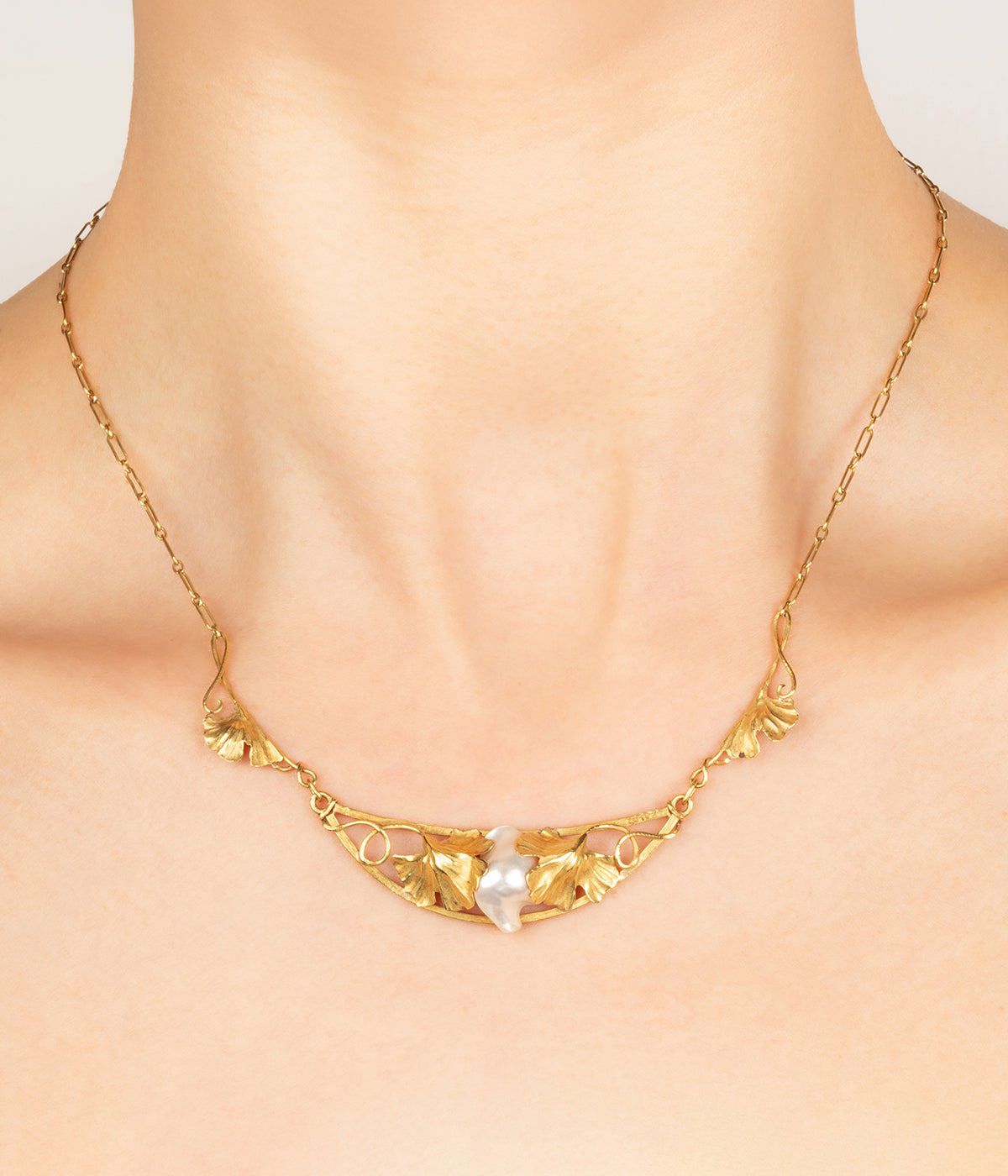 Collier-Art-nouveau-or-perle-Colot-Caillou-Paris