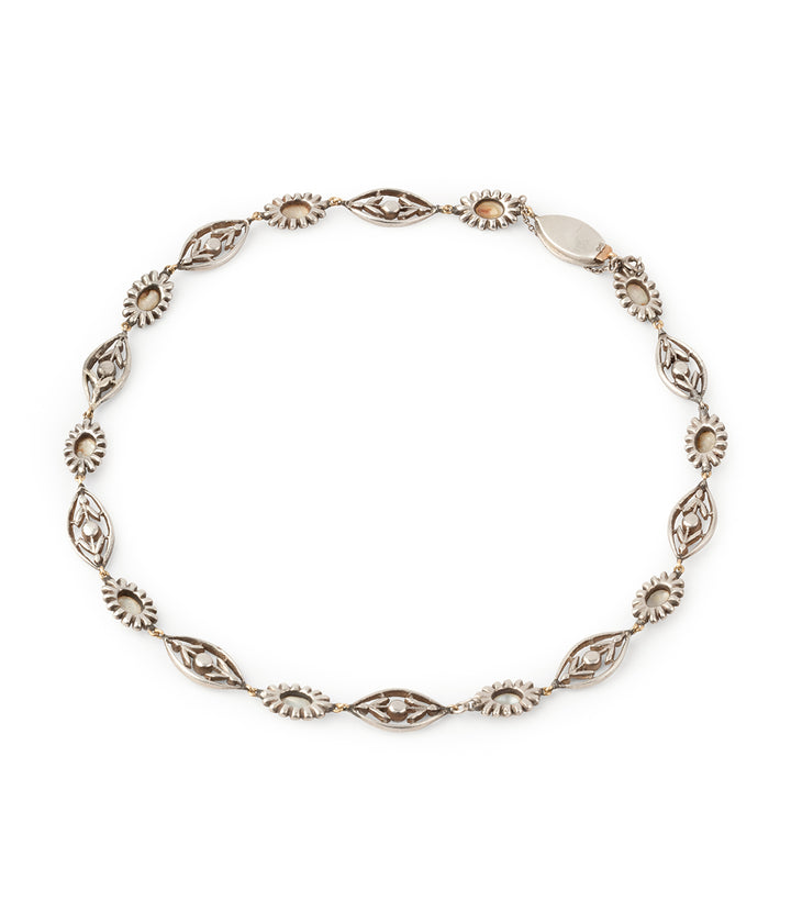 Collier-ancien-fleurs-argent-Dipti