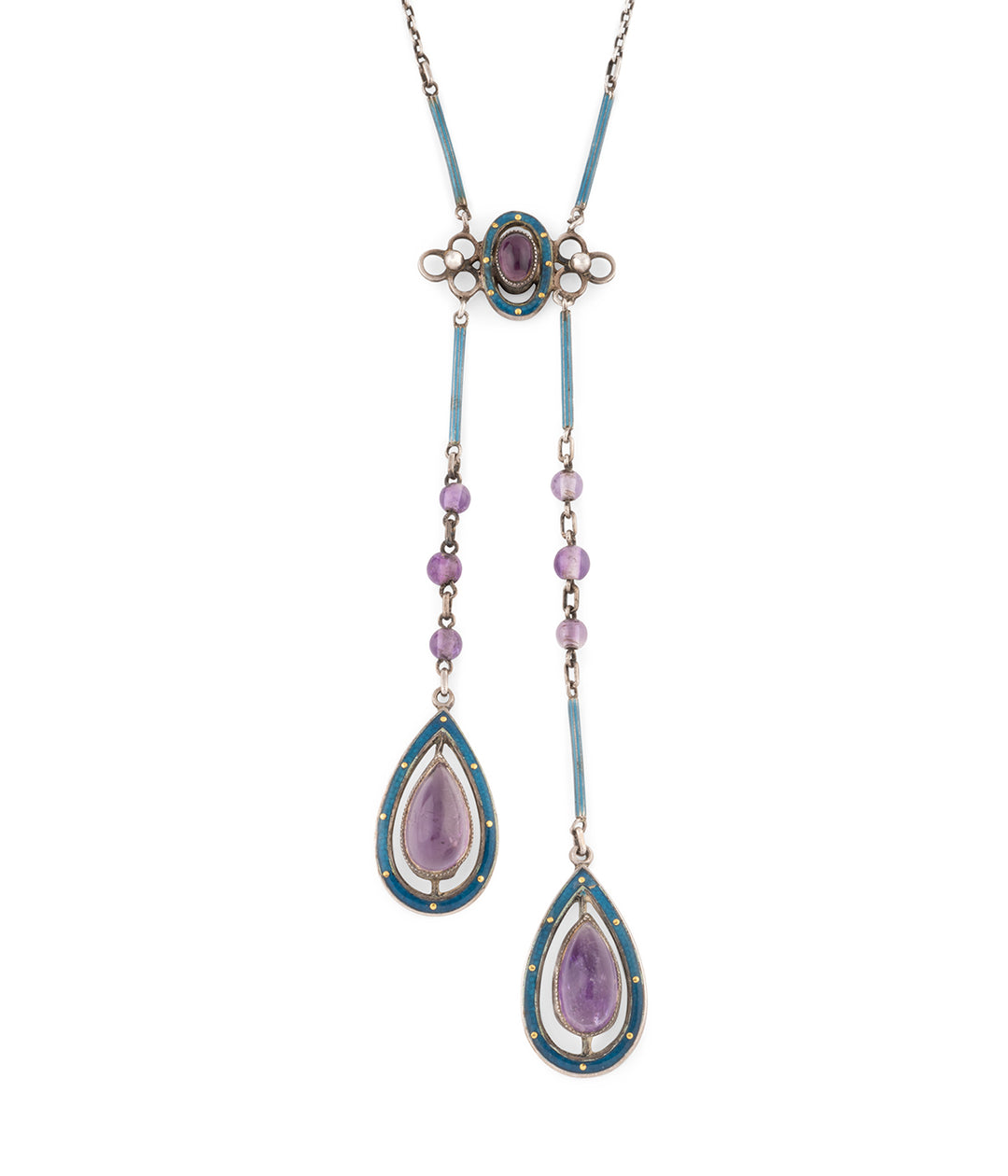 Collier-ancien-neglige-argent-amethyste-Teiva-Caillou-Paris