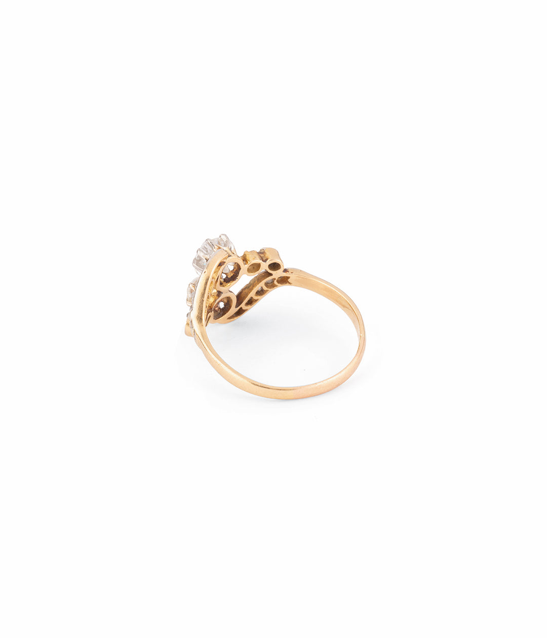 Edwardian diamonds engagement ring "Sabino" - Caillou Paris