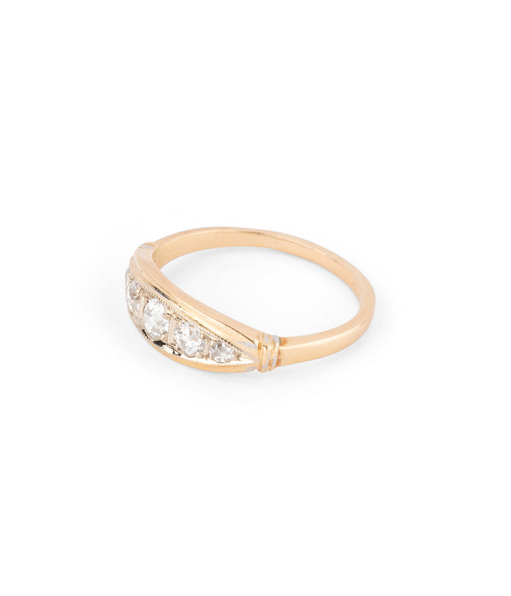 Edwardian engagement ring diamonds "Valle" - Caillou Paris