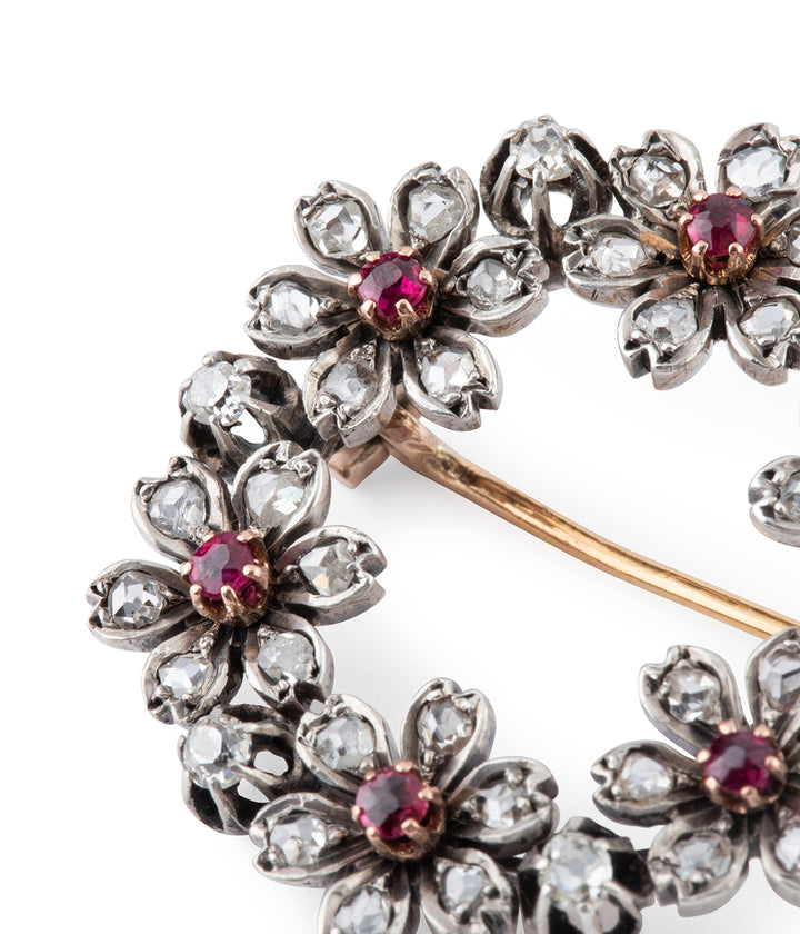 Edwardian-gold-brooch-rubies-diamonds-Kito-Caillou-Paris