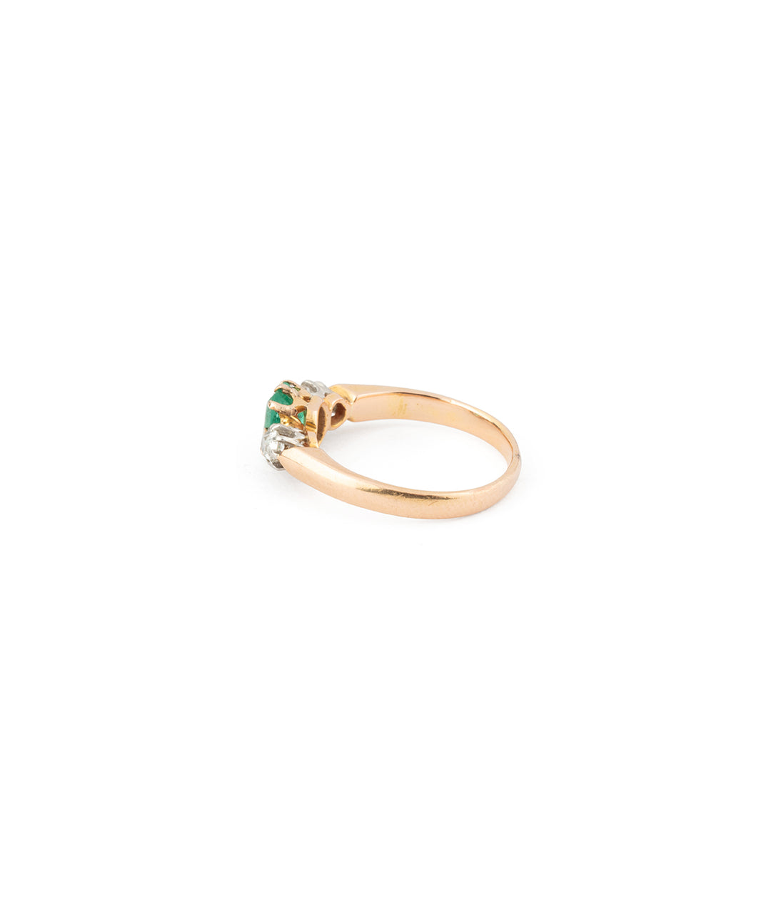 Emerald Victorian ring "Klimka" - Caillou Paris