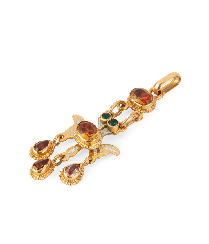 Georgian-french-Holy-Spirit-citrines-18k-gold-Piella-Caillou-Paris