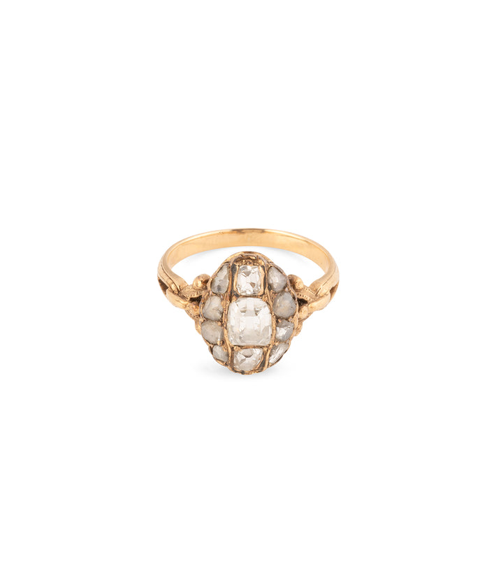 Georgian-french-ring-rosecut-diamonds-Edvina-Caillou-Paris