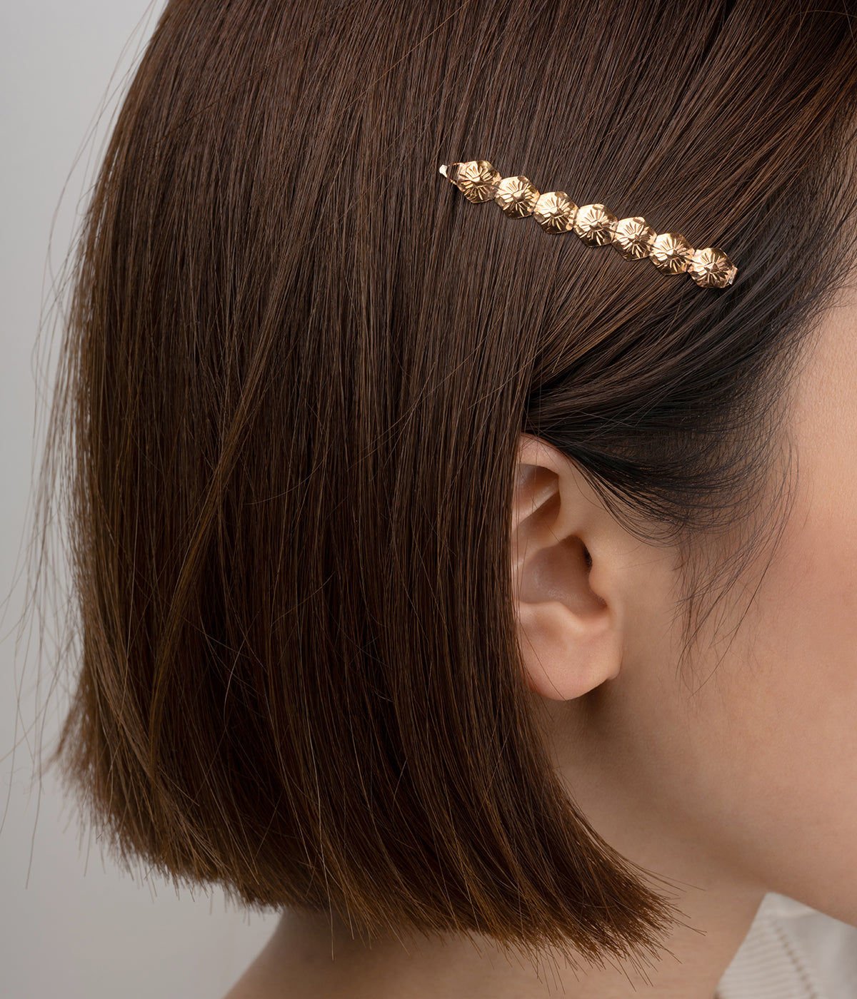 Gold hair clip "Haoa" - Caillou Paris