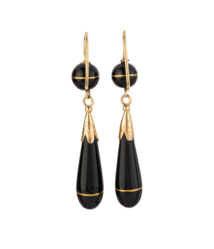 Longues-boucles-oreilles-onyx-milieu-19eme-Bijik-Caillou-Paris