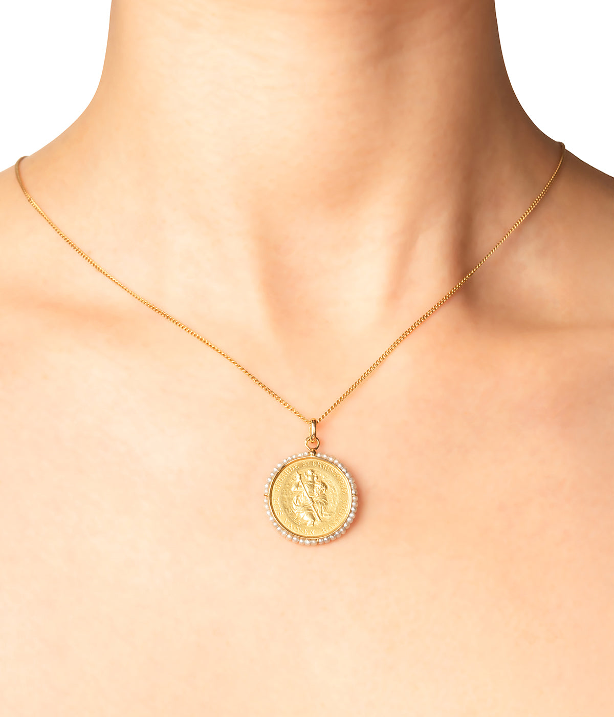 Medaille-Art-nouveau-Saint-Christophe-Caillou-Paris