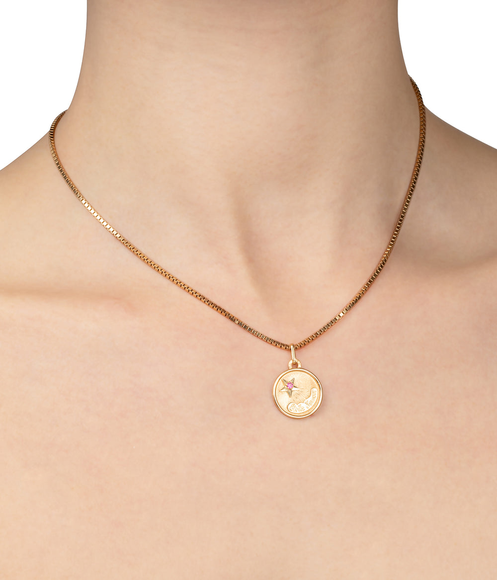 Medaille-ancienne-etoile-Amour-Caillou-Paris