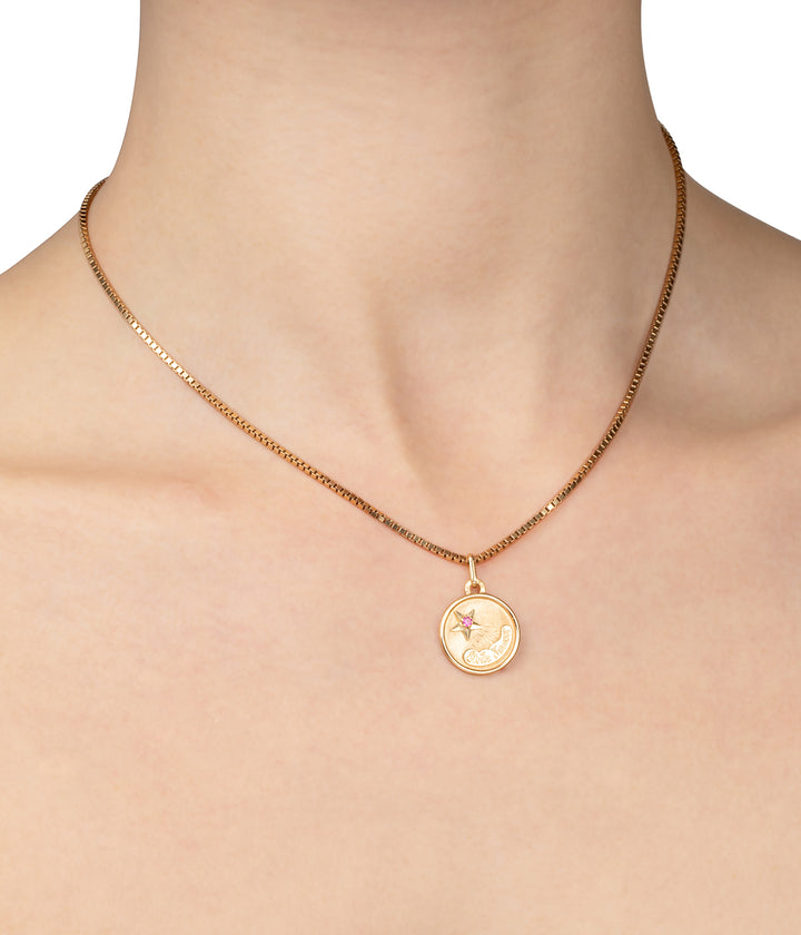 Medaille-ancienne-etoile-Amour-Caillou-Paris