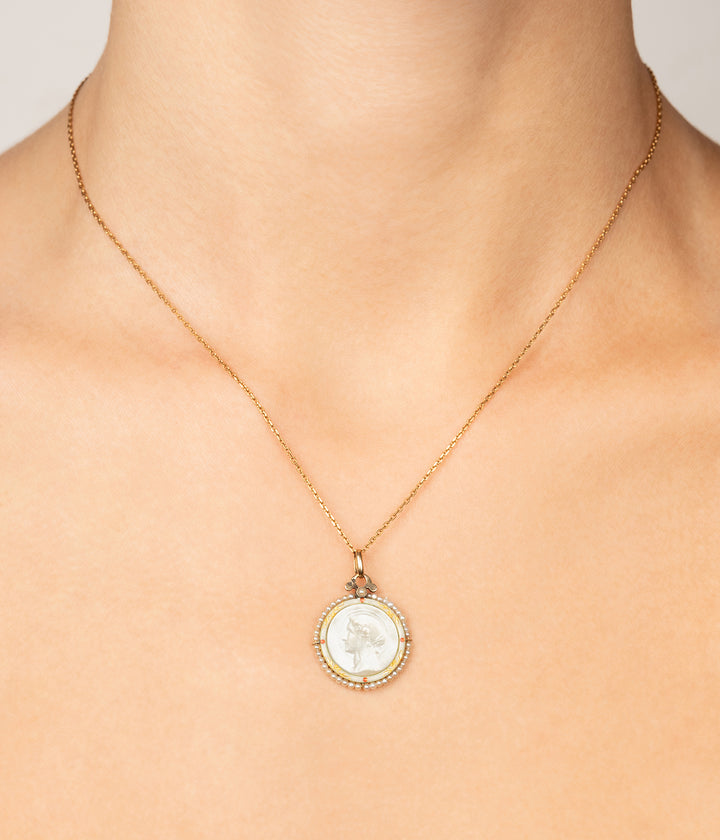 Medaille-ancienne-nacre-Vierge-Marie-Matty