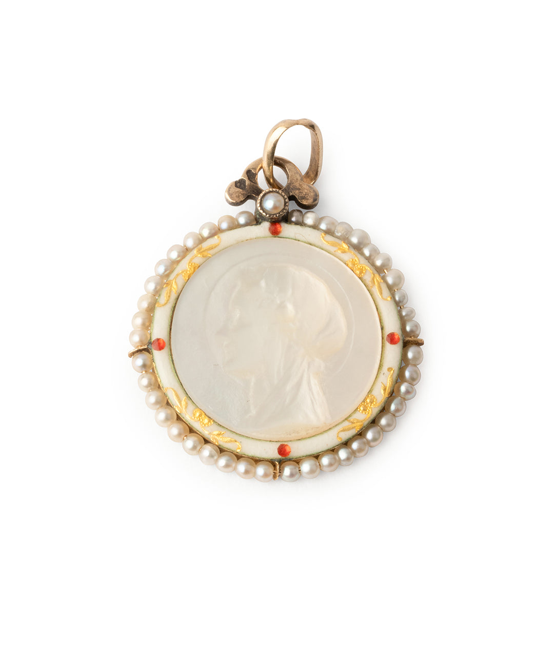 Medaille-religieuse-ancienne-nacre-perles-Matty