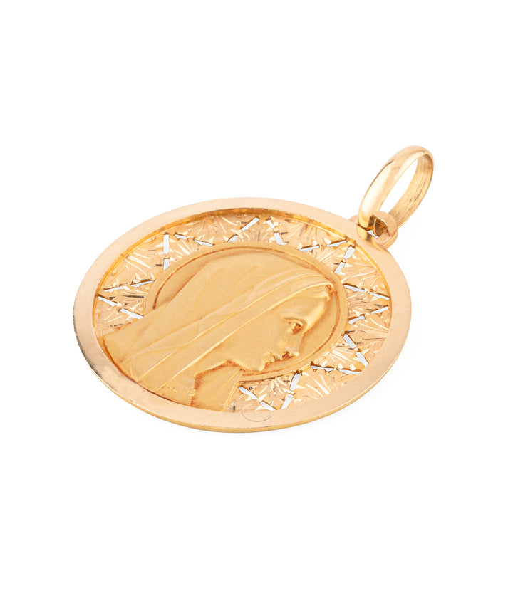 Medaille-religieuse-ancienne-or-Idelle-Caillou-Paris