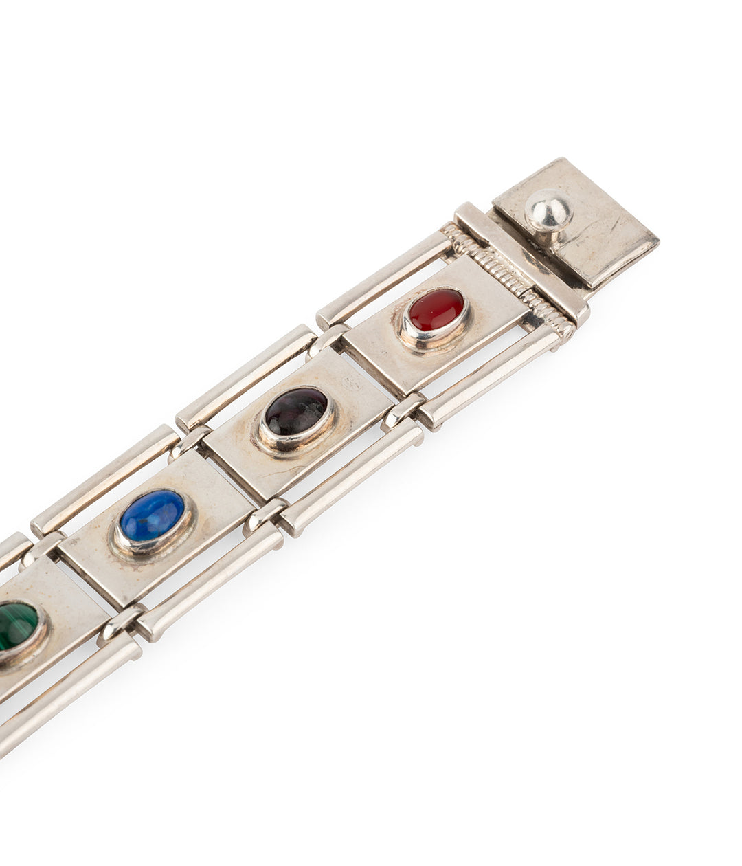 Mexican-bracelet-hardstones-silver-Arul-Caillou-Paris