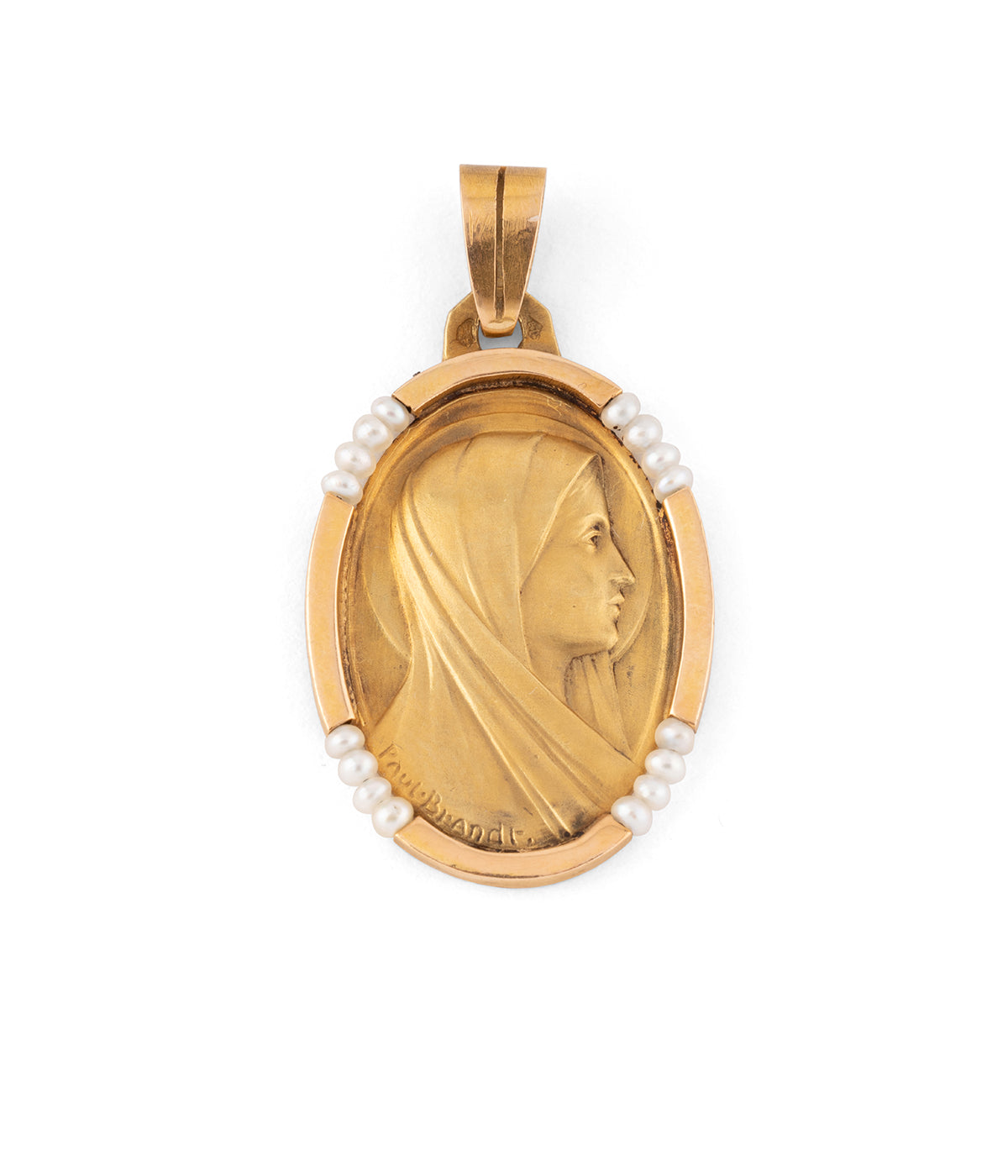 Pendentif Art déco perles et or "Haize" - Caillou Paris