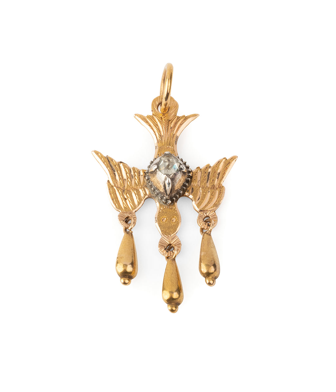 Pendentif-Saint-Esprit-ancien-diamant-Finna