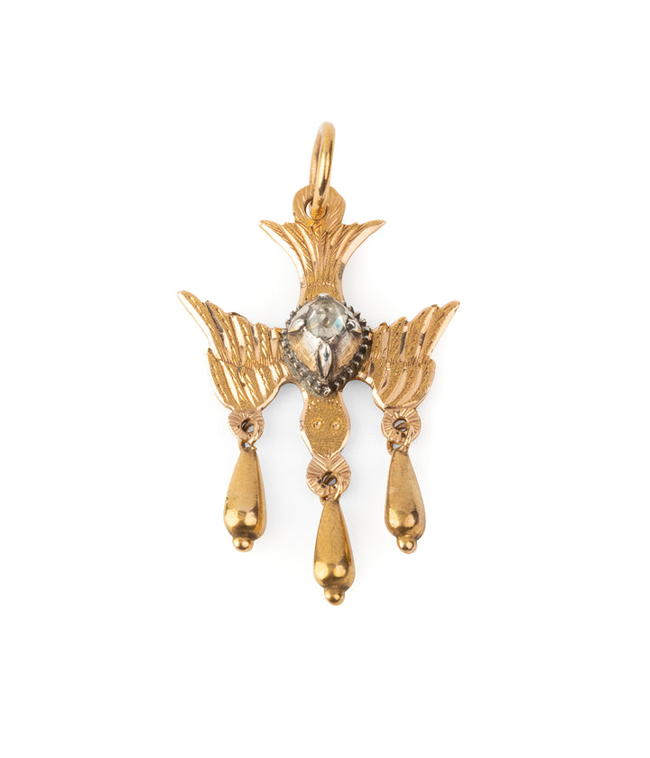 Pendentif-Saint-Esprit-ancien-diamant-Finna