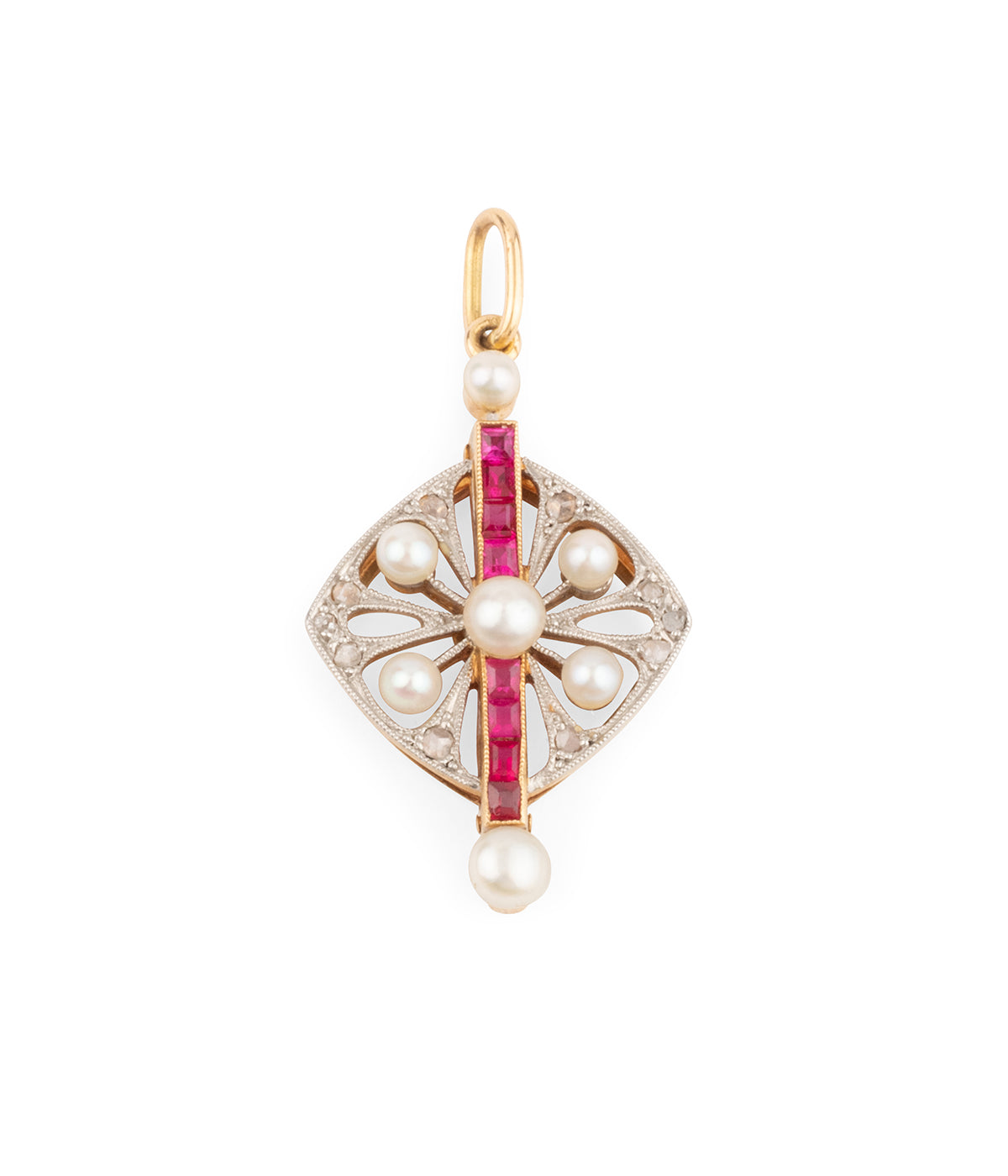 Pendentif-ancien-diamant-rubis-or-18k-Mina