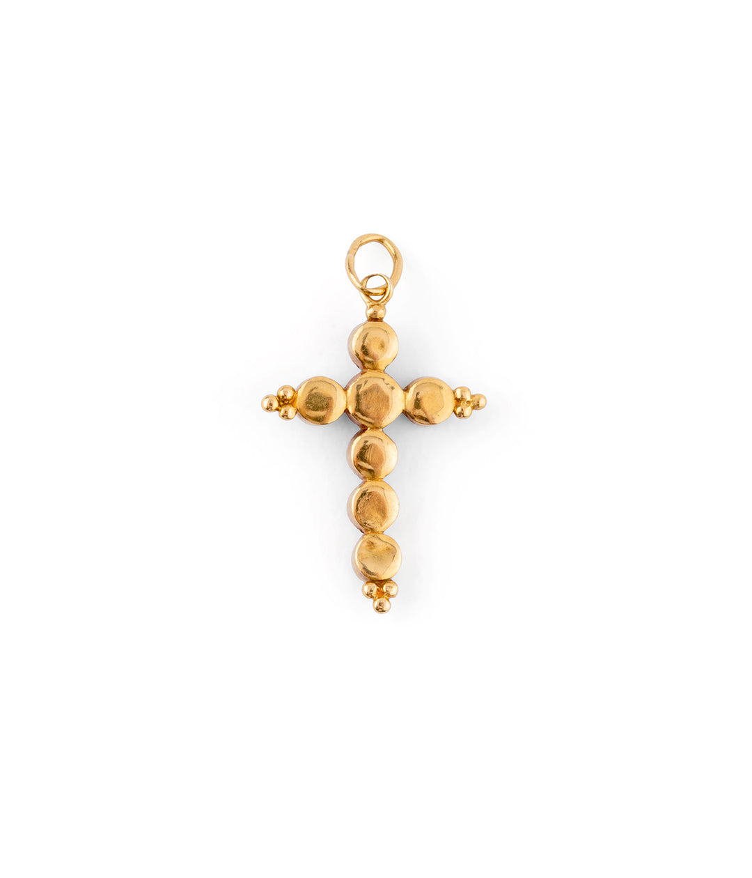 Pendentif croix ancien améthyste "Rosie" dos - Caillou Paris