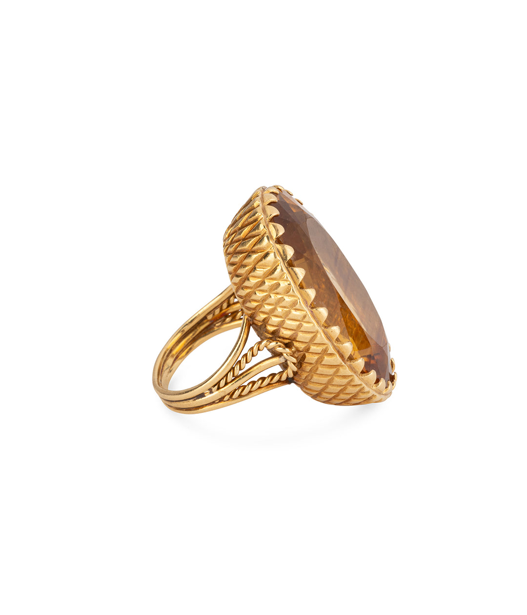 Retro-Cocktail-ring-citrine-18k-gold-Ostap-Caillou-Paris