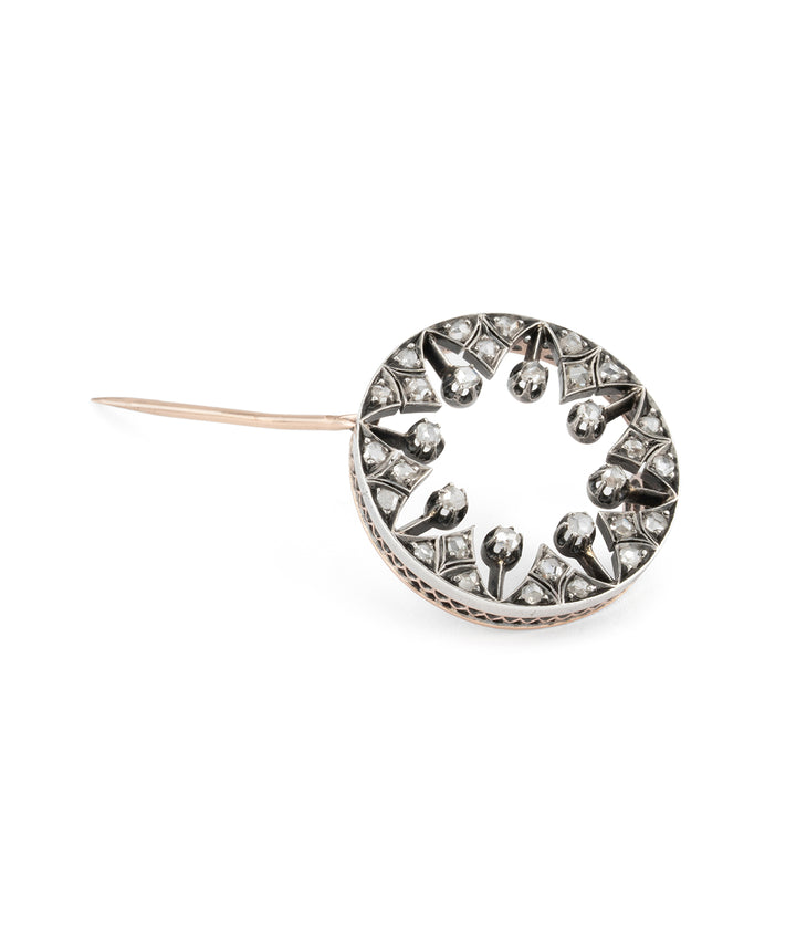 Silver-gold-brooch-diamonds-Dulcet-Caillou-Paris