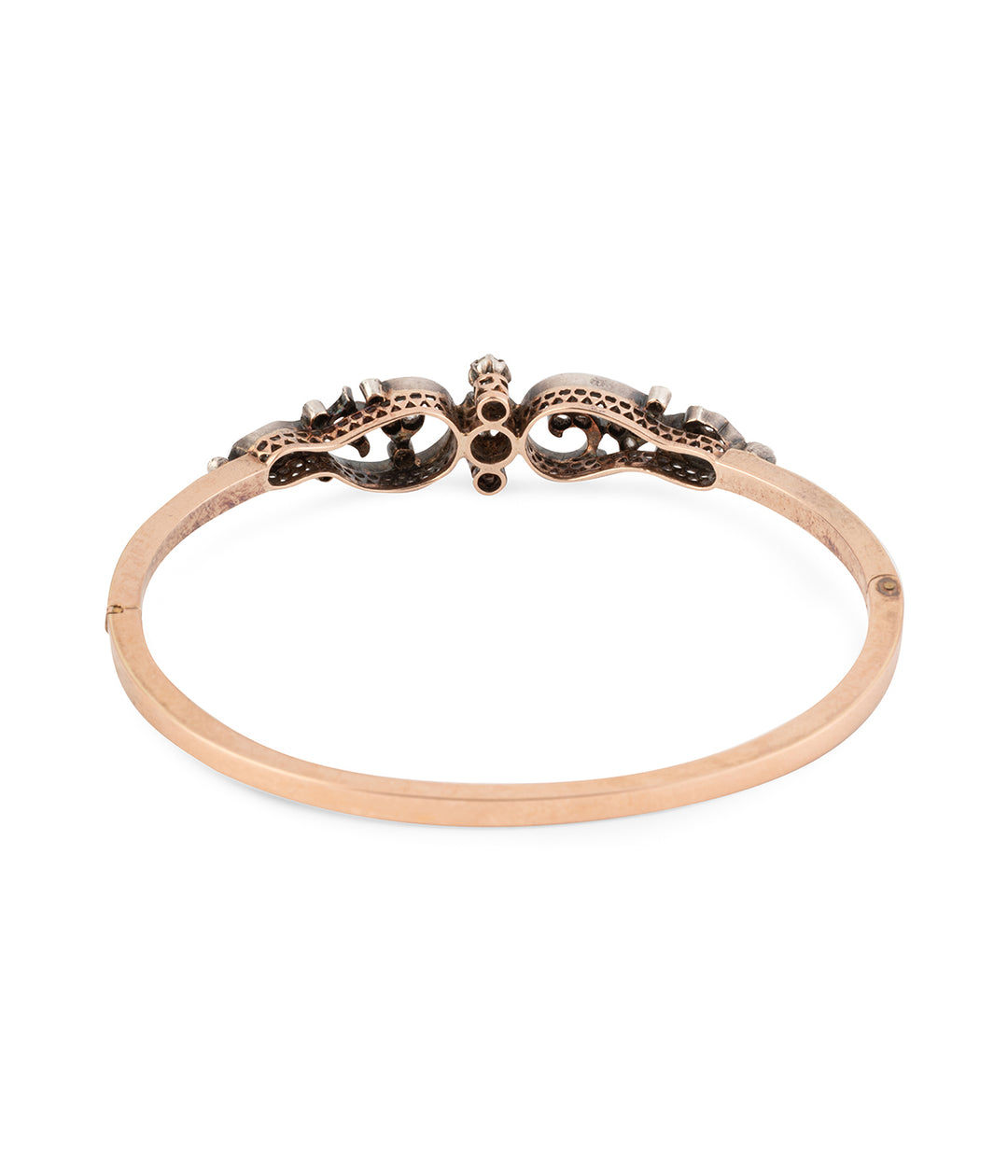 Bracelet Napoléon III en or et diamants "Naehu"