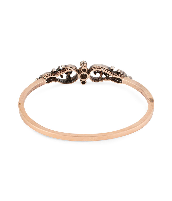 Bracelet Napoléon III en or et diamants "Naehu"