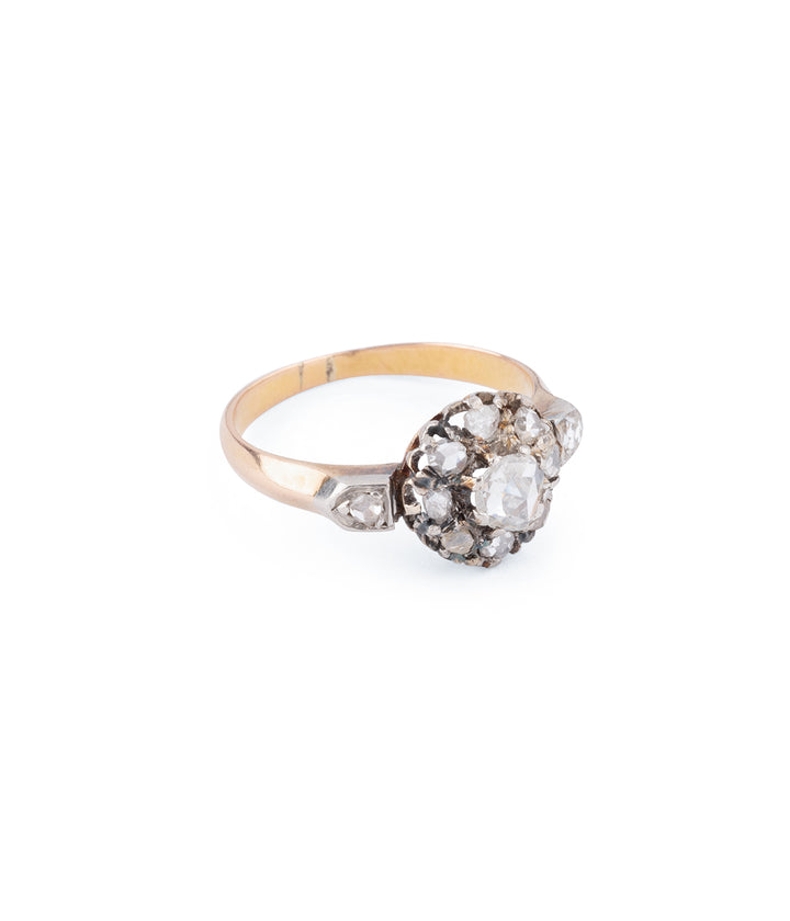 Victorian-cluster-ring-diamonds-Hania-Caillou-Paris