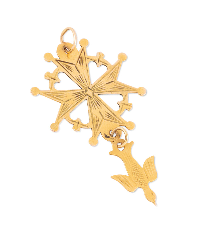 Victorian-cross-pendant-gold-Lela