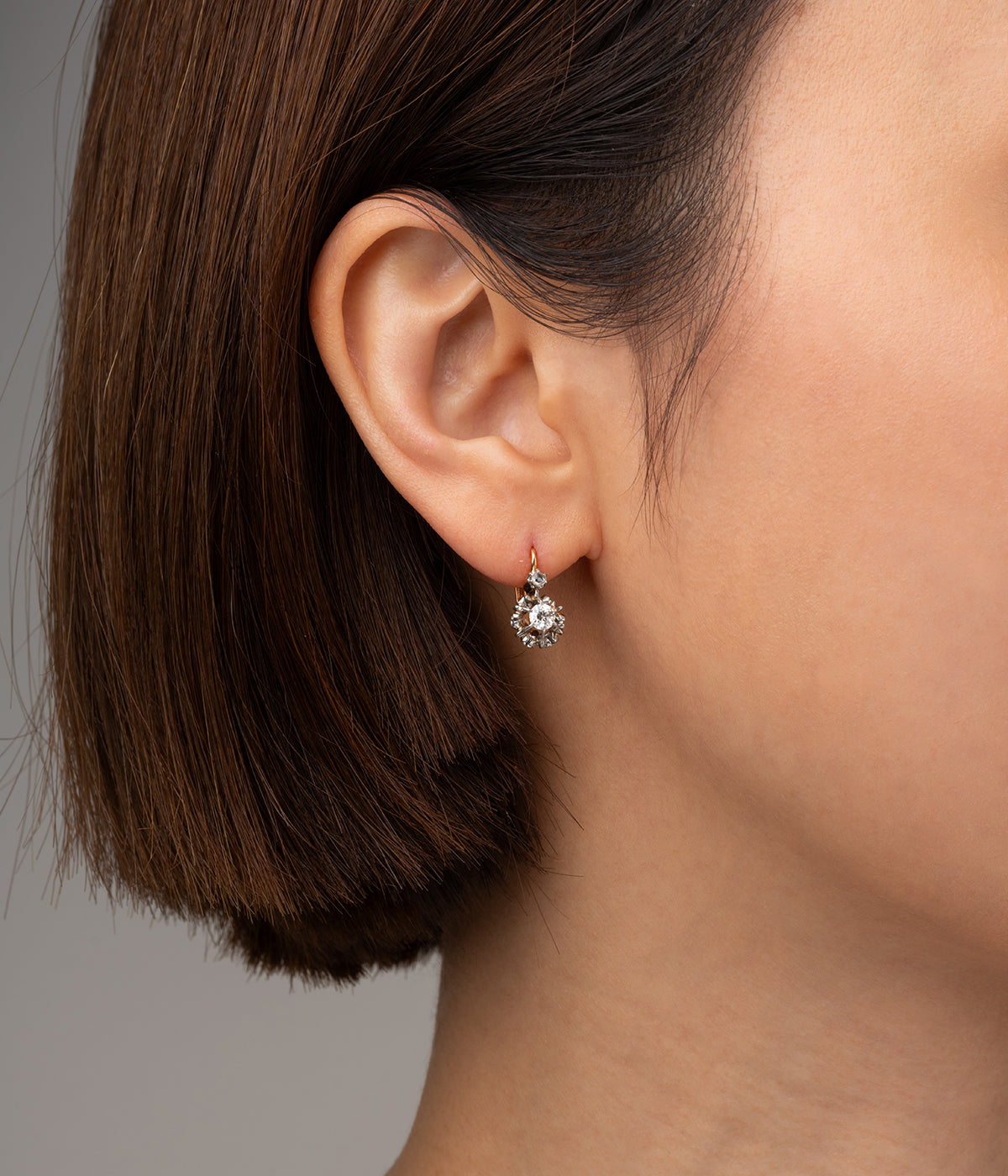 Victorian diamond sleepers "Elfi" - Caillou Paris