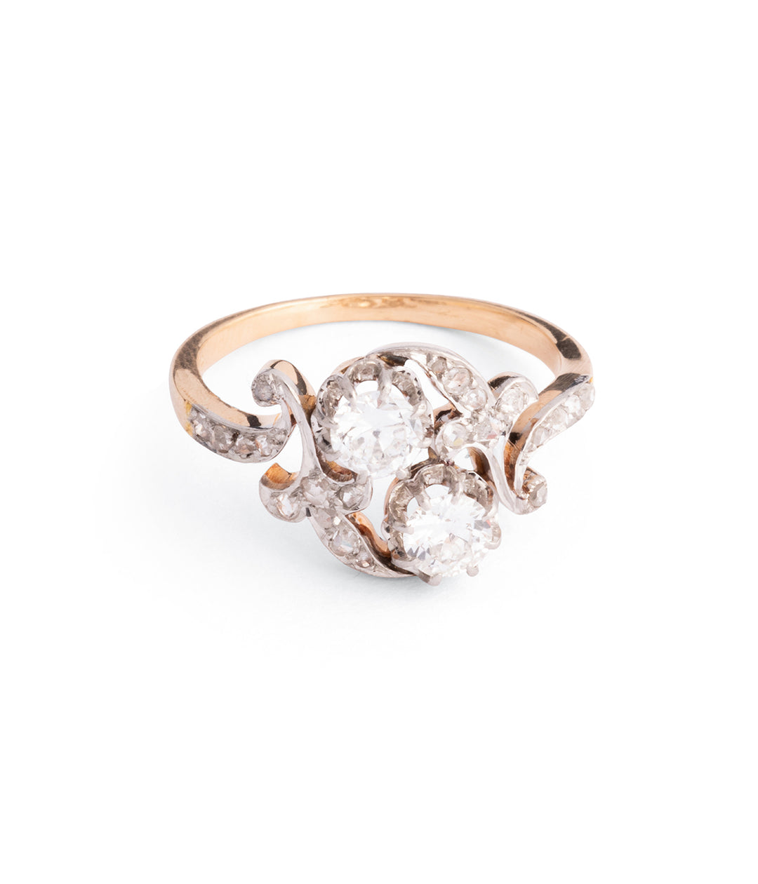 Victorian diamonds ring gold "Gilio" - Caillou Paris