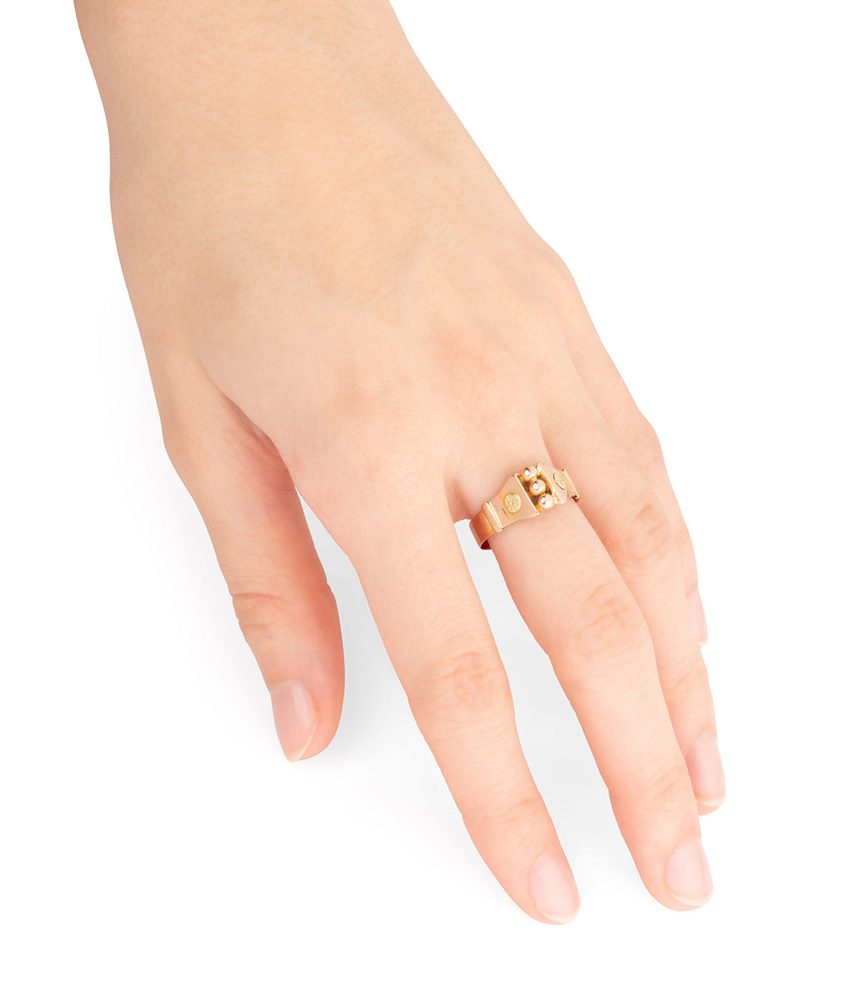 Victorian-french-gold-ring-Melkior-Caillou-Paris