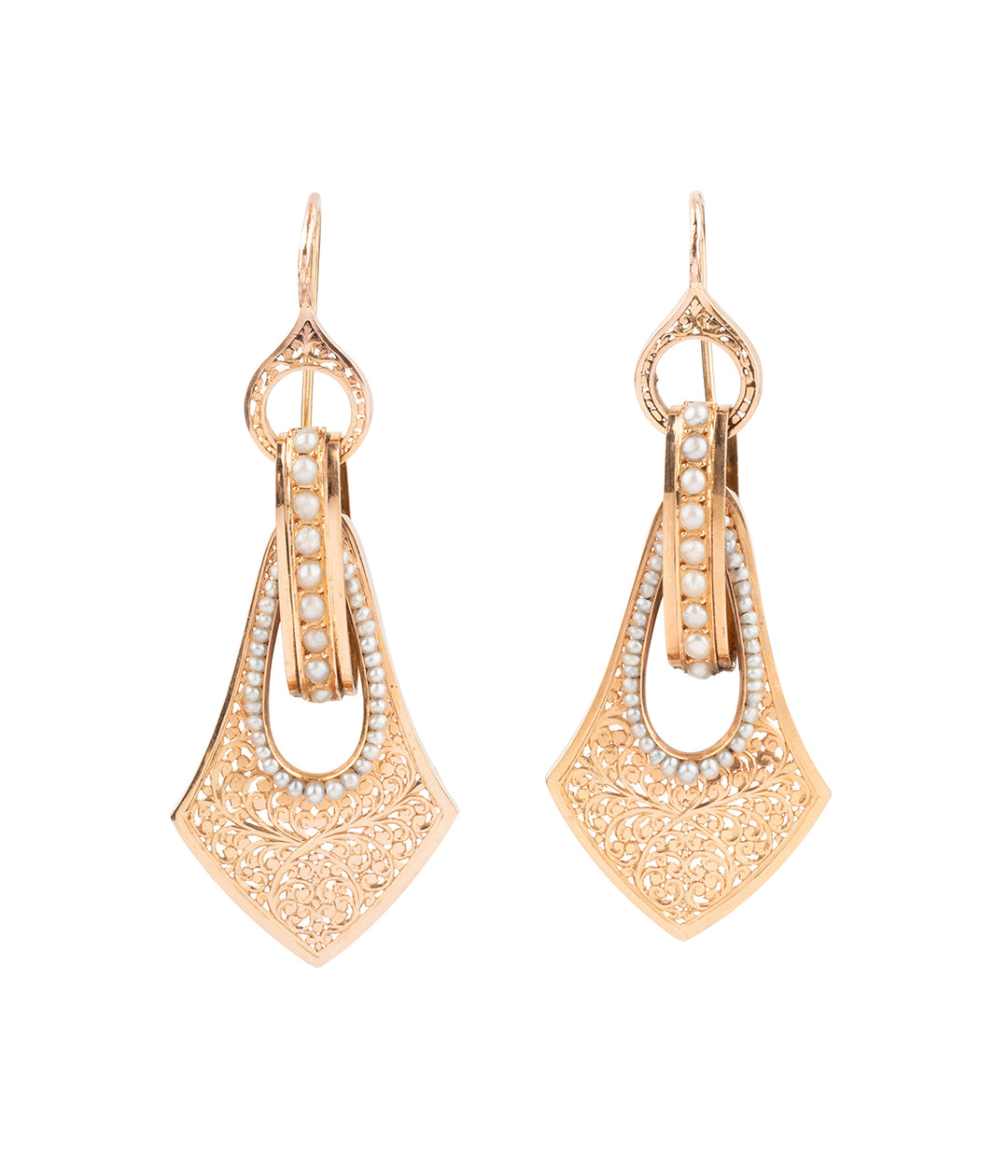 Victorian-gold-earrings-Ponnan-Caillou-Paris