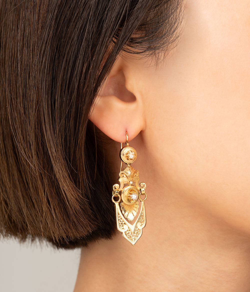 Victorian-gold-earrings-pearls-Premala-Caillou-Paris
