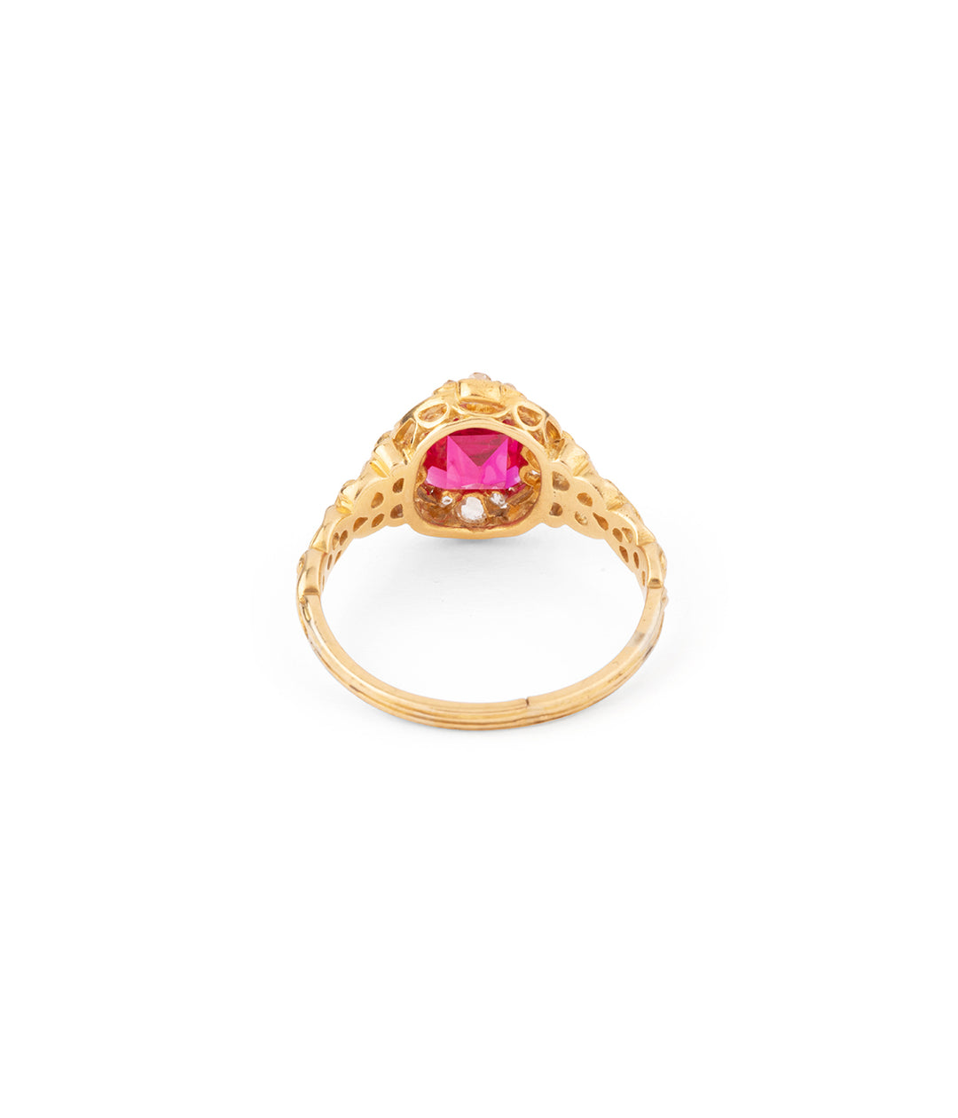 Victorian ruby ring "Svano" - Caillou Paris