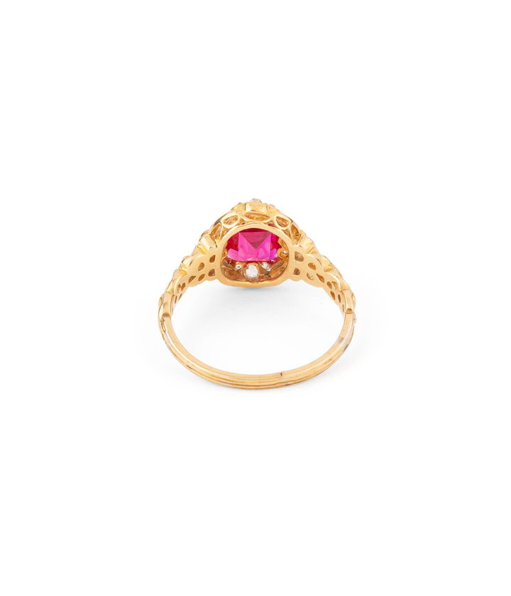 Victorian ruby ring "Svano" - Caillou Paris