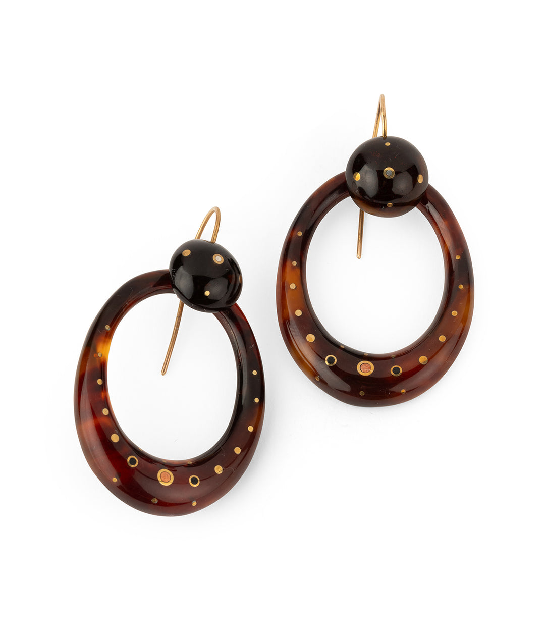 Victorian-tortoiseshell-earrings-18k-gold-Tecla-Caillou-Paris
