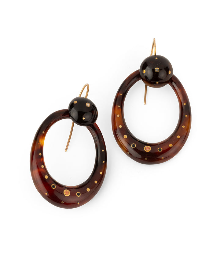 Victorian-tortoiseshell-earrings-18k-gold-Tecla-Caillou-Paris