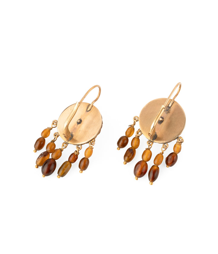 Victorian-tortoiseshell-earrings-gold-Taresa-Caillou-Paris