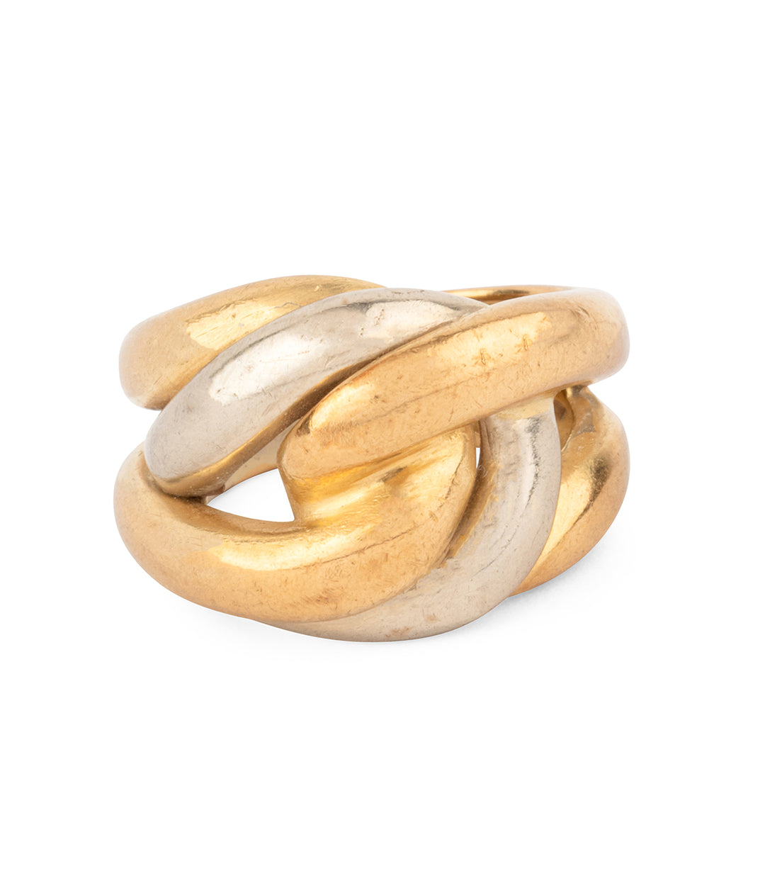 Vintage-Christofle-ring-18K-gold-Caillou-Paris