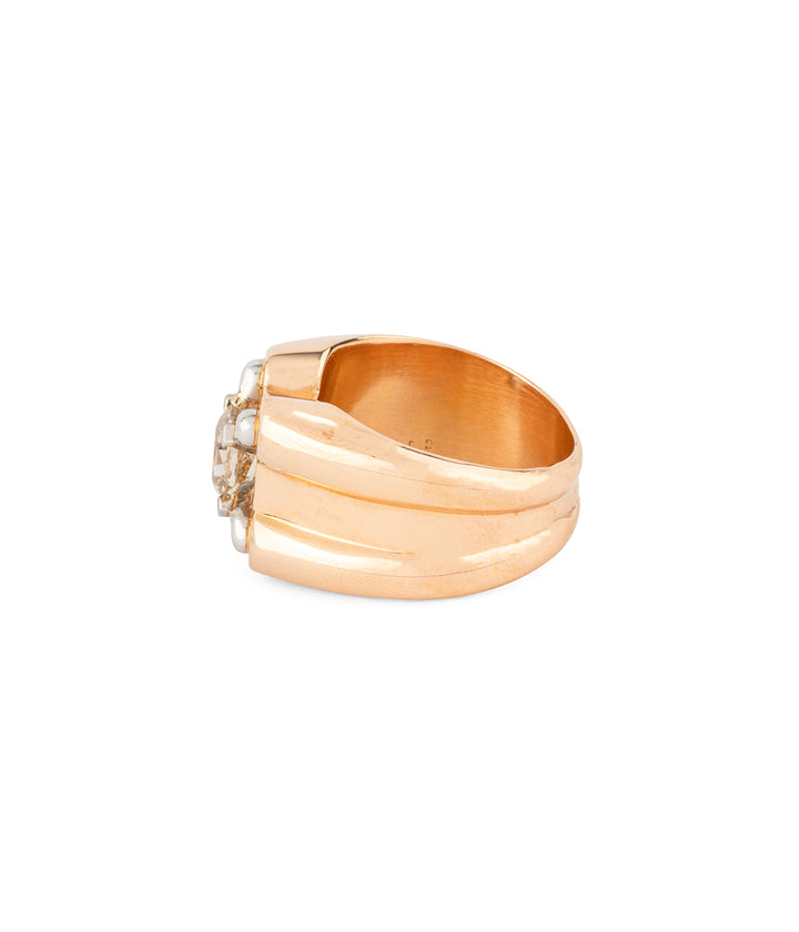 Vintage-diamond-ring-18k-gold-Driss-Caillou-Paris