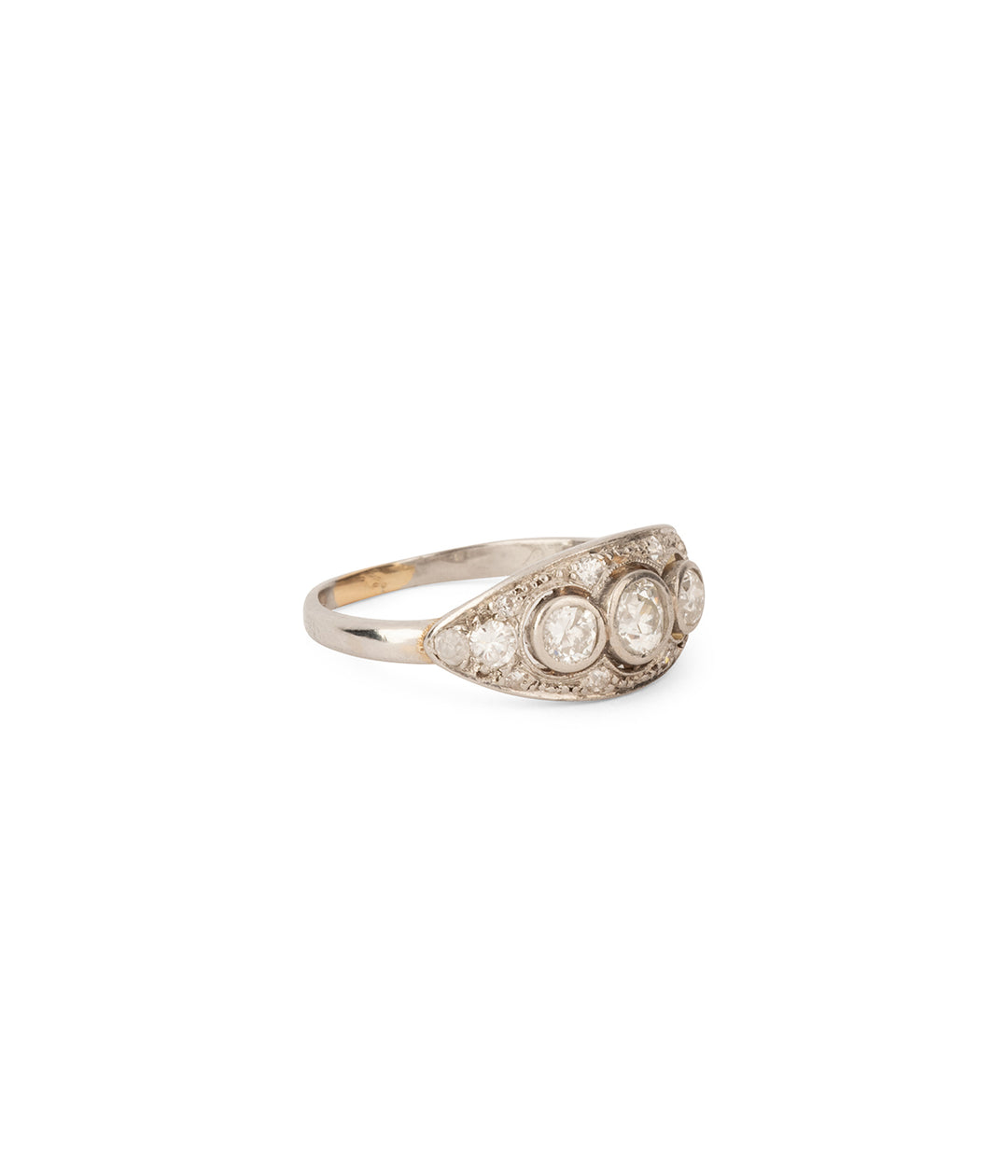 Vintage-diamonds-ring-18k-gold-Lazaro-Caillou-Paris