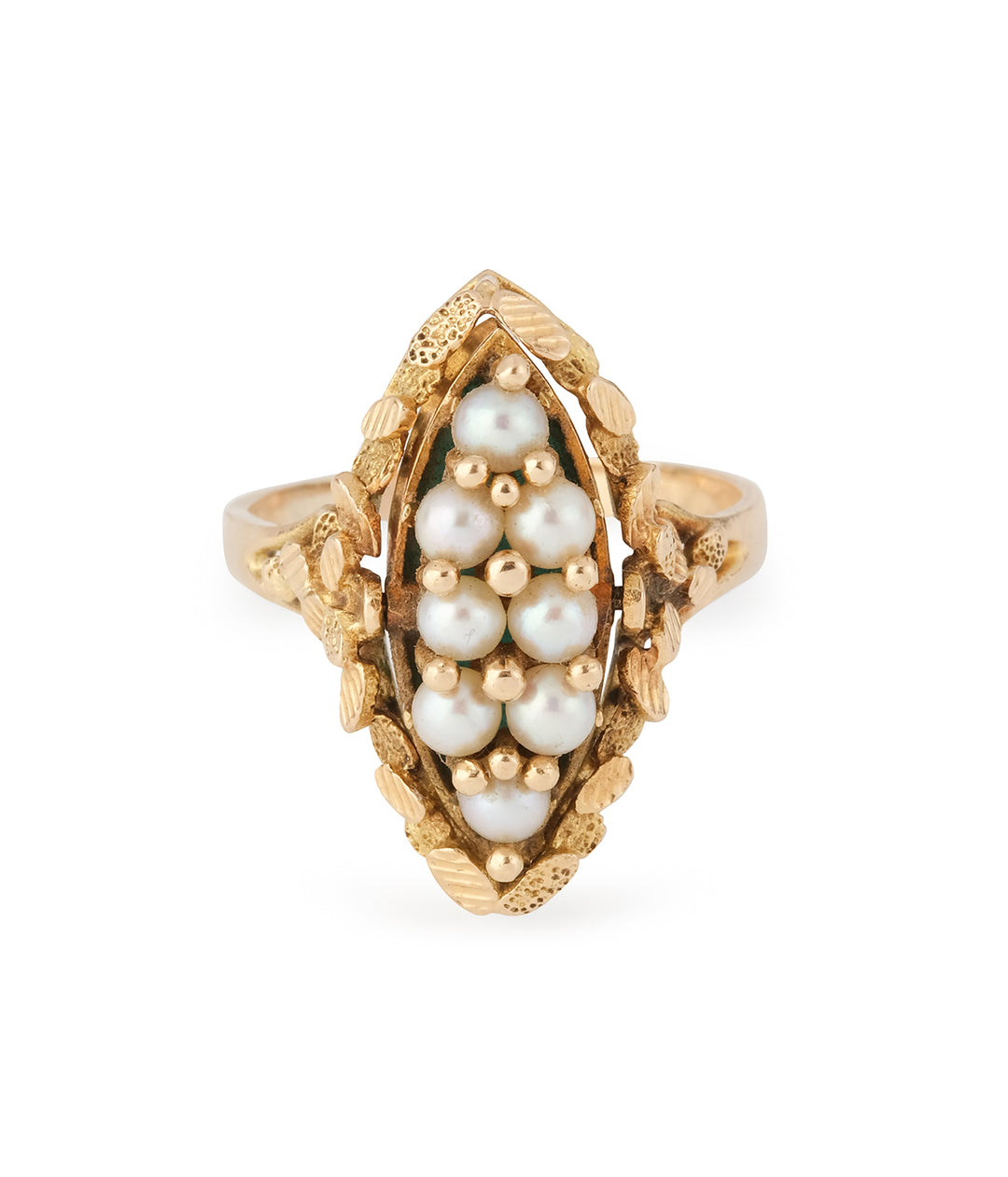Vintage-gold-ring-amazonite-pearls-Odet-Caillou-Paris