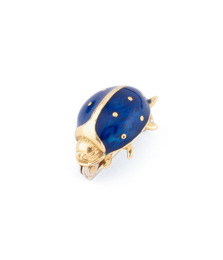 Vintage ladybug brooch gold "Anani" - Caillou Paris