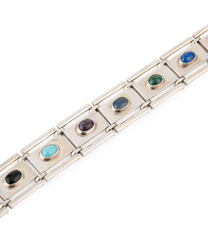 Vintage-mexican-bracelet-hardstones-Arul-Caillou-Paris